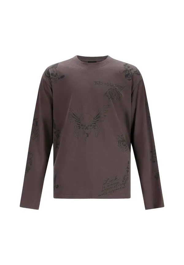 Ed Hardy Ed Hardy Majica  temno siva