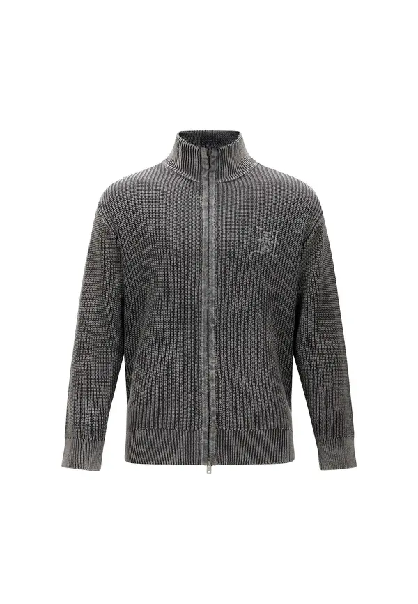 Ed Hardy Ed Hardy Pletena jopa  siva / temno siva