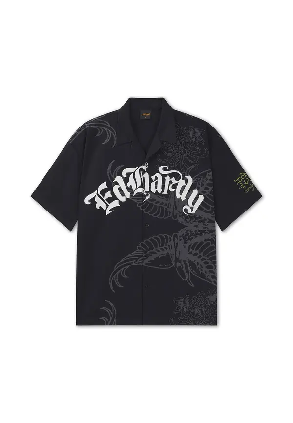 Ed Hardy Ed Hardy Srajca  antracit / črna / bela