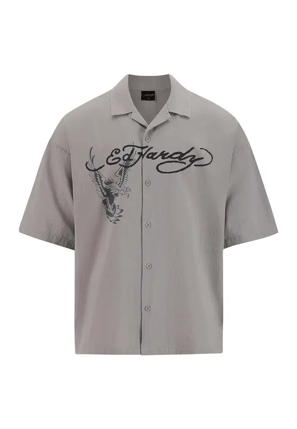 Ed Hardy Ed Hardy Srajca  siva / črna