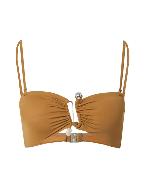 EDITED EDITED Bikini zgornji del 'Alaia'  rjava / brokat