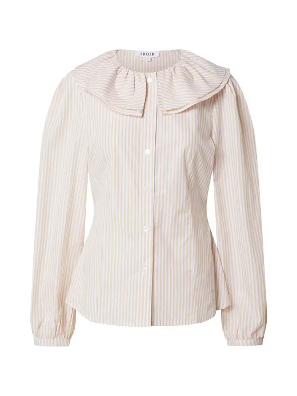 EDITED EDITED Bluza 'Fariza'  temno bež / bela