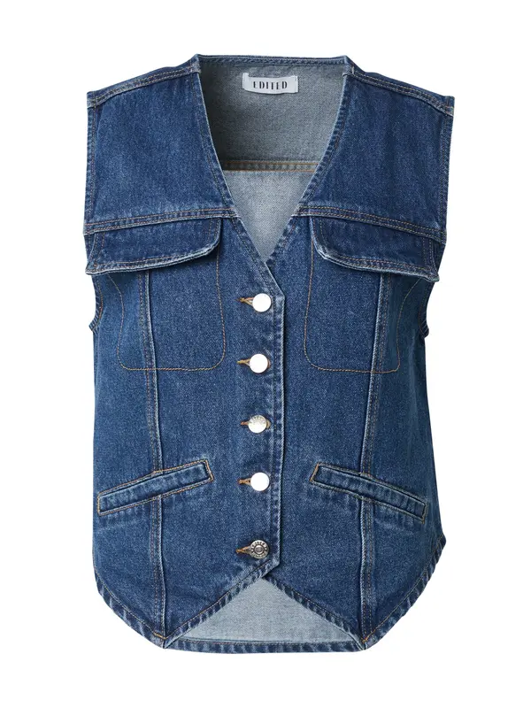 EDITED EDITED Brezrokavnik 'Bailey'  modra / moder denim