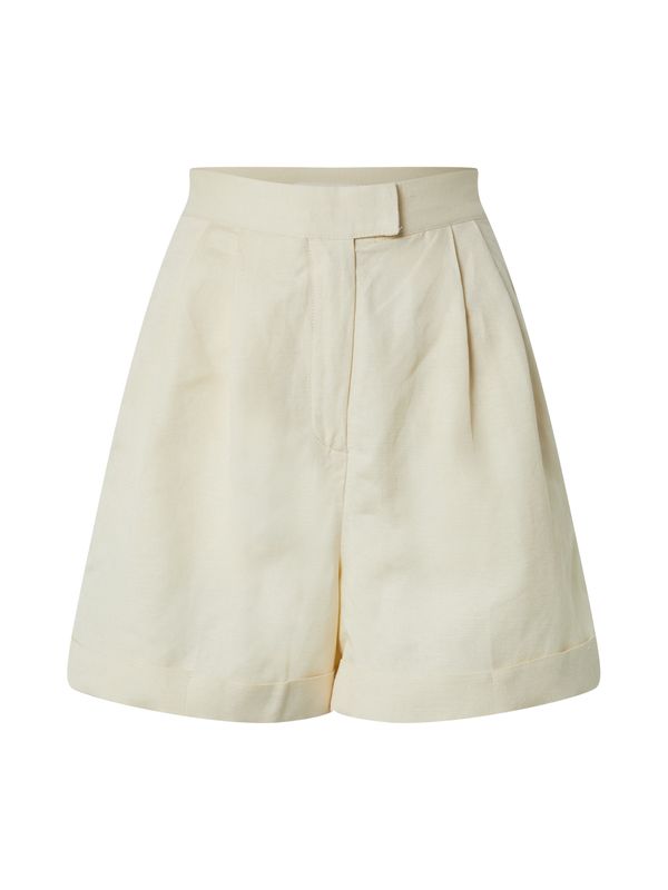 EDITED EDITED Hlače z naborki 'Kaipo'  bež