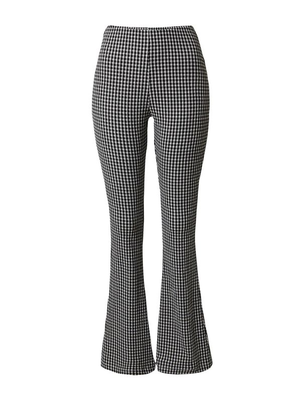 EDITED EDITED Hlače 'Zelinda'  črna / bela