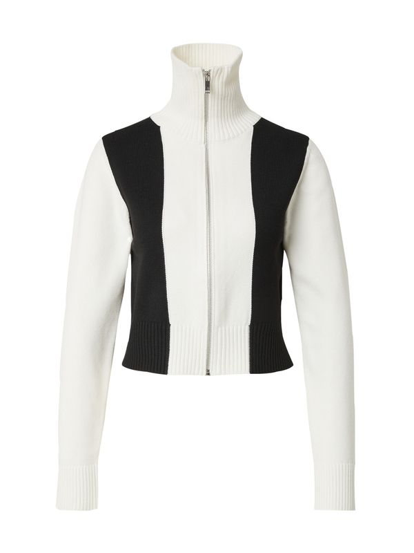 EDITED EDITED Pletena jopa 'Uli'  črna / bela