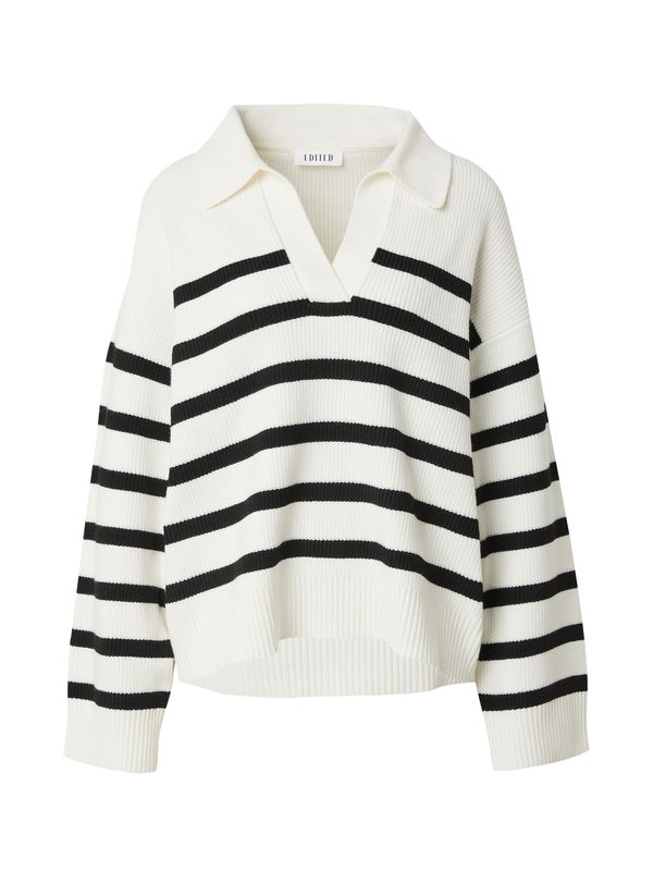 EDITED EDITED Pulover 'Taria'  črna / bela