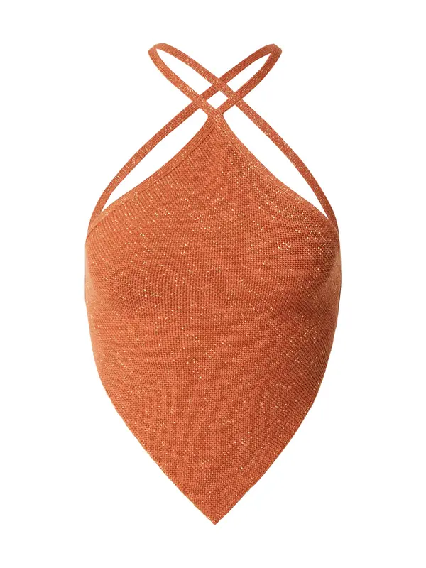 EDITED EDITED Top 'Fabrizia'  svetlo oranžna