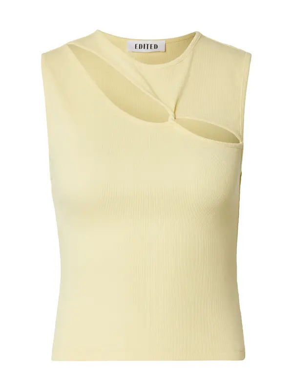 EDITED EDITED Top 'Georgia'  pastelno rumena