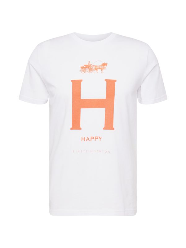 EINSTEIN & NEWTON EINSTEIN & NEWTON Majica 'Happy Paris'  oranžna / bela