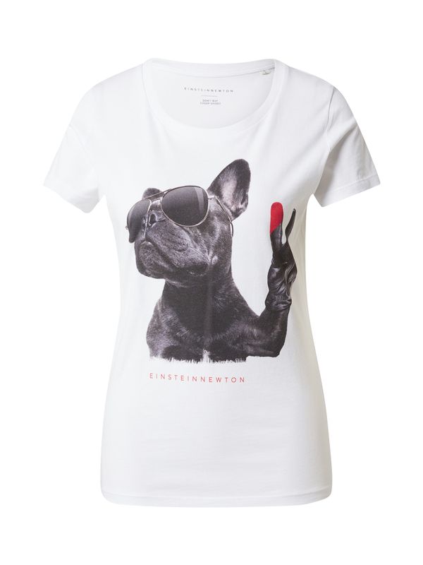 EINSTEIN & NEWTON EINSTEIN & NEWTON Majica 'Peace Dog'  rdeča / črna / bela