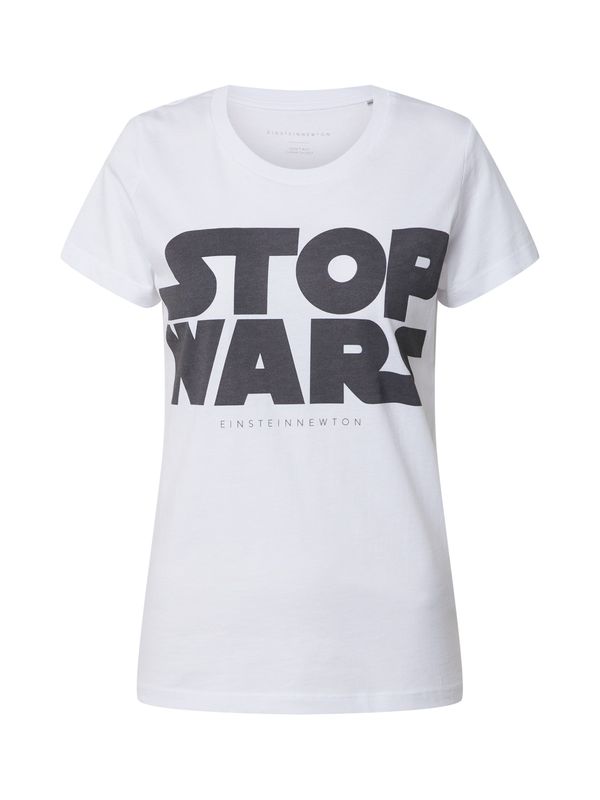 EINSTEIN & NEWTON EINSTEIN & NEWTON Majica 'Stop Wars'  črna / bela