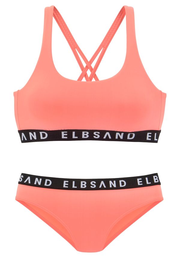 Elbsand Elbsand Bikini  korala / črna / bela
