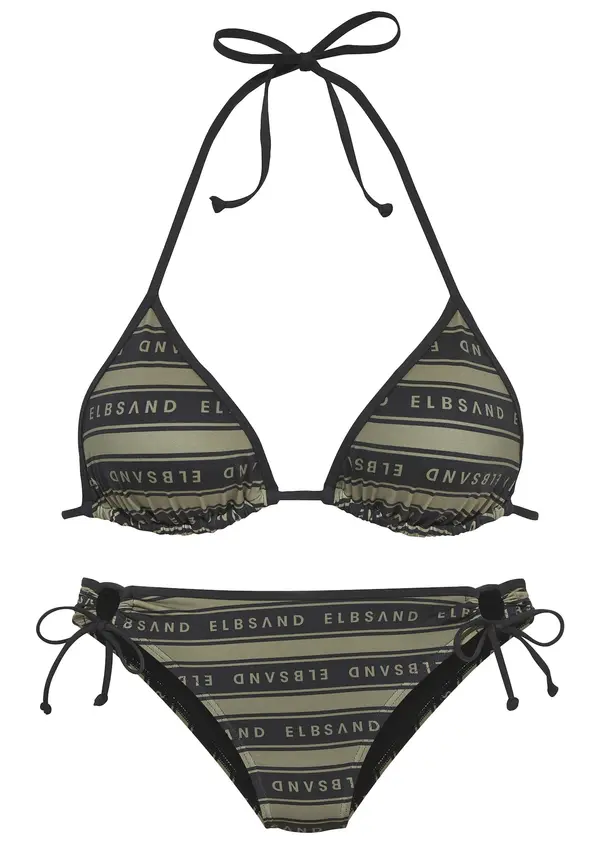 Elbsand Elbsand Bikini  oliva / črna