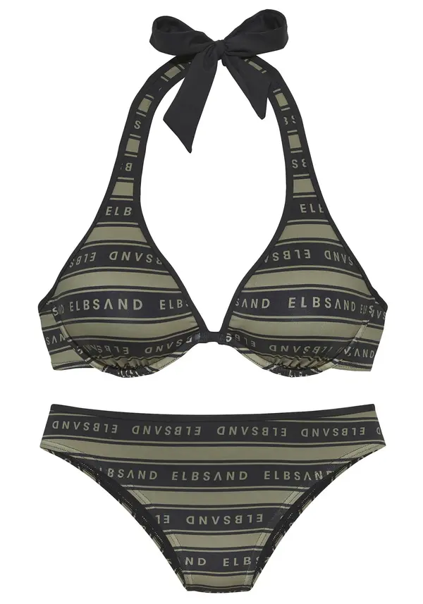 Elbsand Elbsand Bikini  oliva / črna