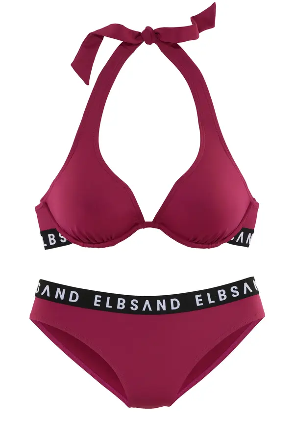 Elbsand Elbsand Bikini  svetlo siva / jagoda / črna