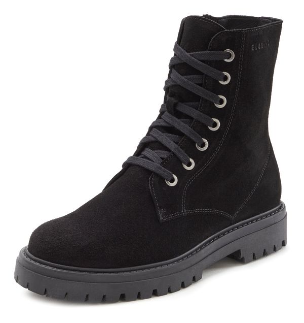 Elbsand Elbsand Gležnarji z vezalkami  črna