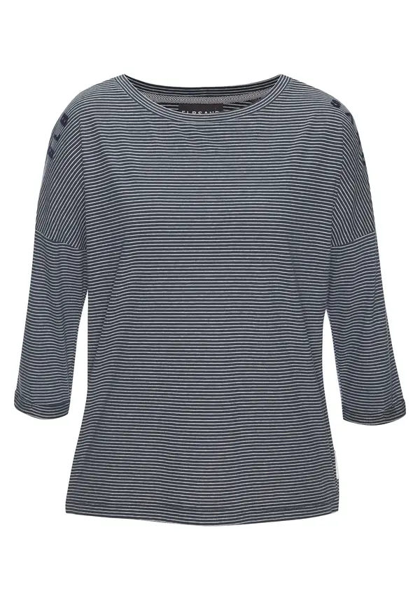 Elbsand Elbsand Majica  marine / off-bela