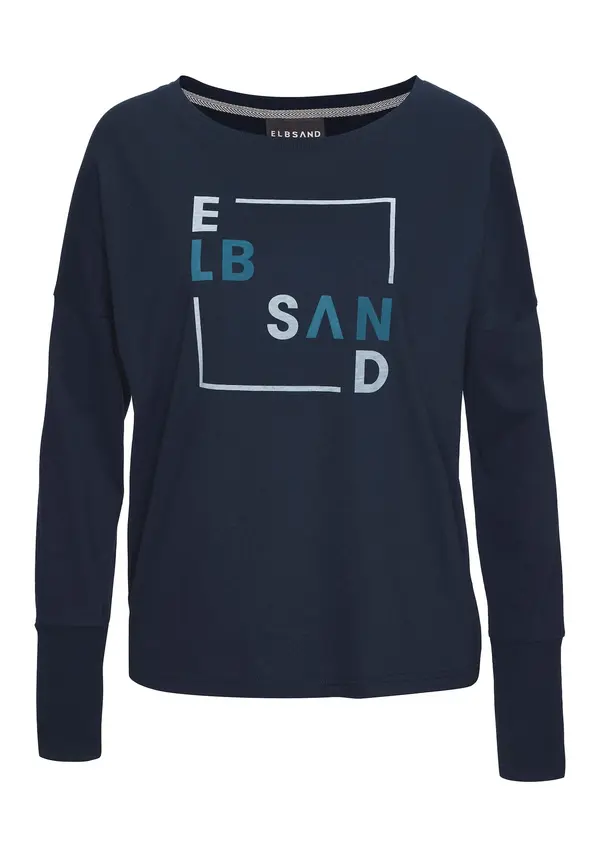 Elbsand Elbsand Majica  marine / safir / svetlo modra