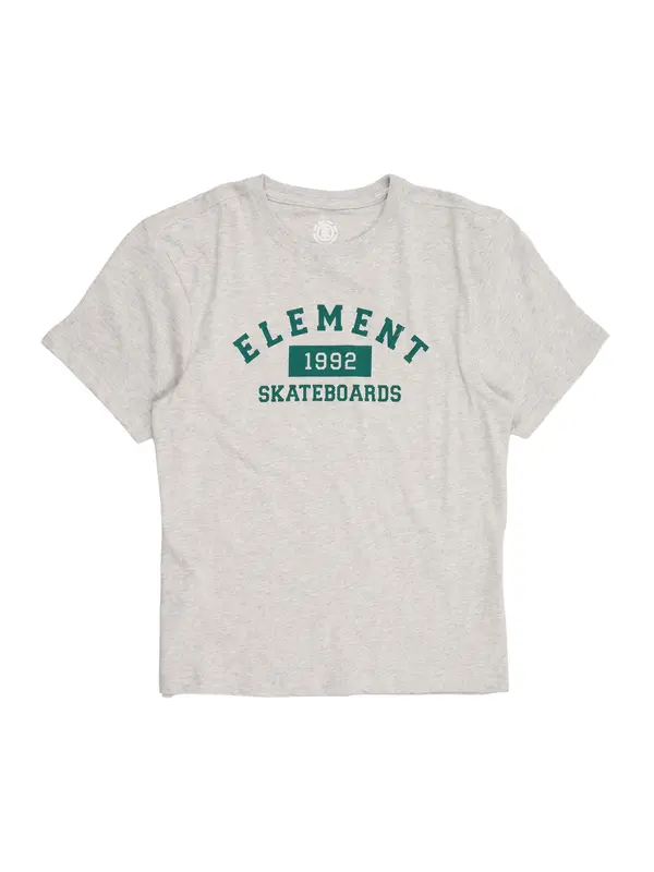ELEMENT ELEMENT Funkcionalna majica 'HOME TEAM'  svetlo siva / zelena