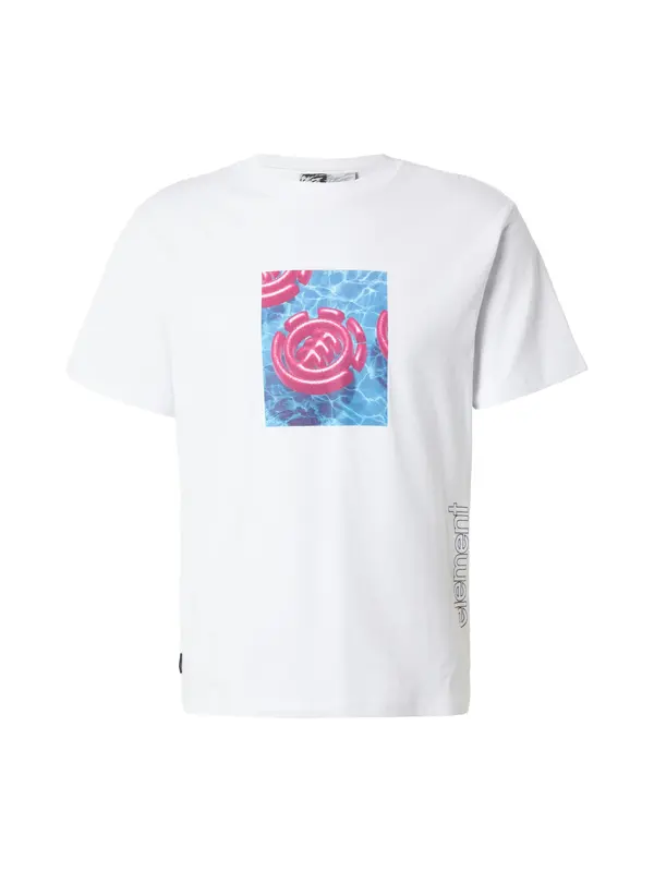 ELEMENT ELEMENT Majica 'FLOATIE'  kraljevo modra / roza / črna / bela