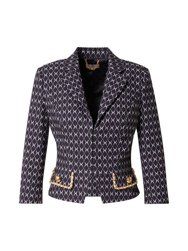 Elisabetta Franchi Elisabetta Franchi Blazer  črna / bela