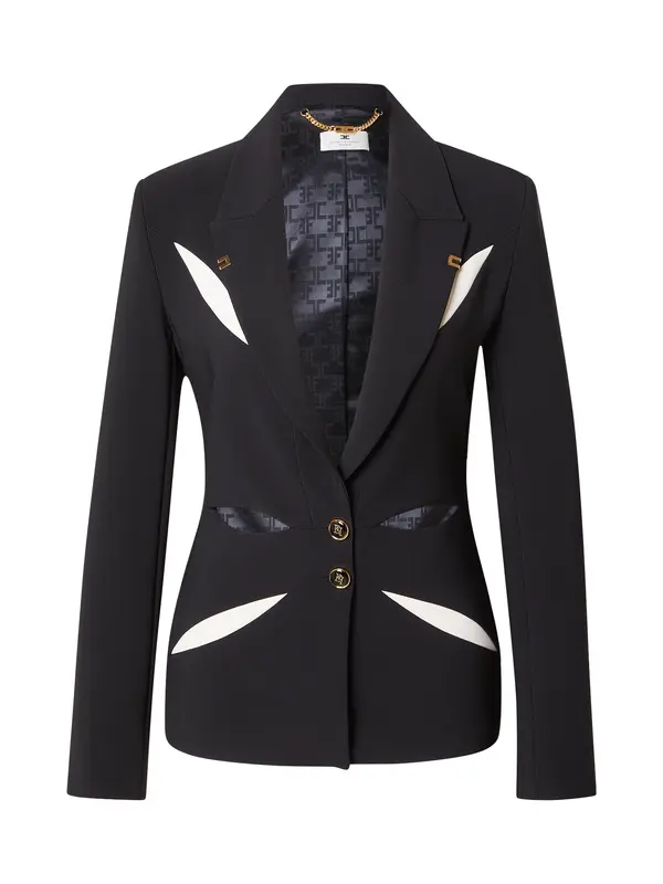 Elisabetta Franchi Elisabetta Franchi Blazer  črna / bela