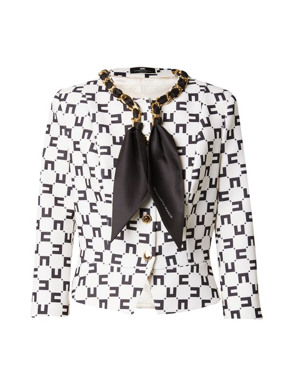 Elisabetta Franchi Elisabetta Franchi Blazer  zlata / črna / bela