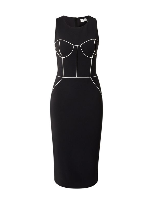 Elisabetta Franchi Elisabetta Franchi Oprijeta obleka 'DONNA'  črna