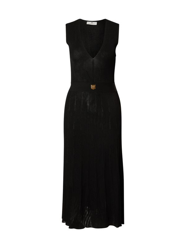 Elisabetta Franchi Elisabetta Franchi Pletena obleka  zlata / črna