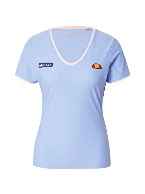 ELLESSE ELLESSE Funkcionalna majica 'Celie'  marine / svetlo modra / rdeča / bela