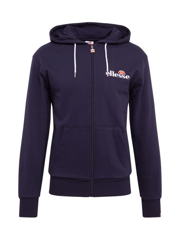 ELLESSE ELLESSE Jopa na zadrgo 'Briero'  marine / oranžna / oranžno rdeča / bela