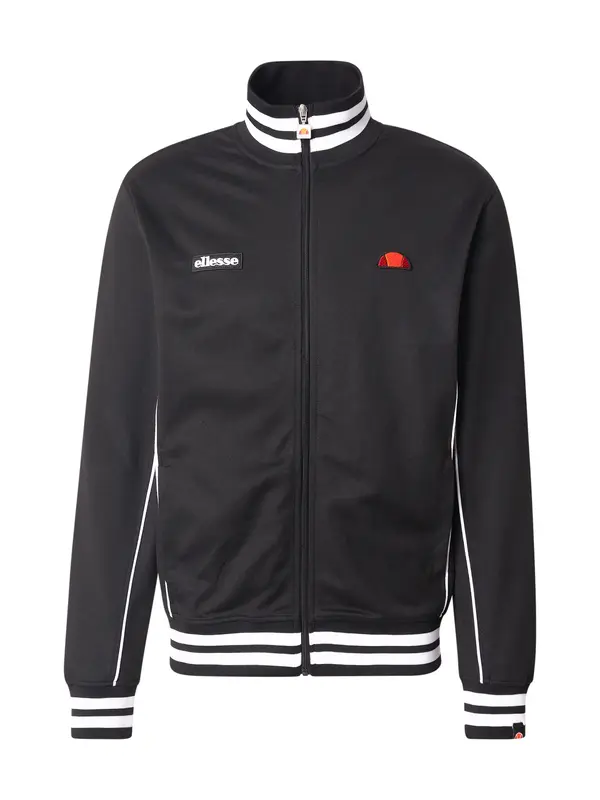 ELLESSE ELLESSE Jopa na zadrgo 'Milan'  črna / bela