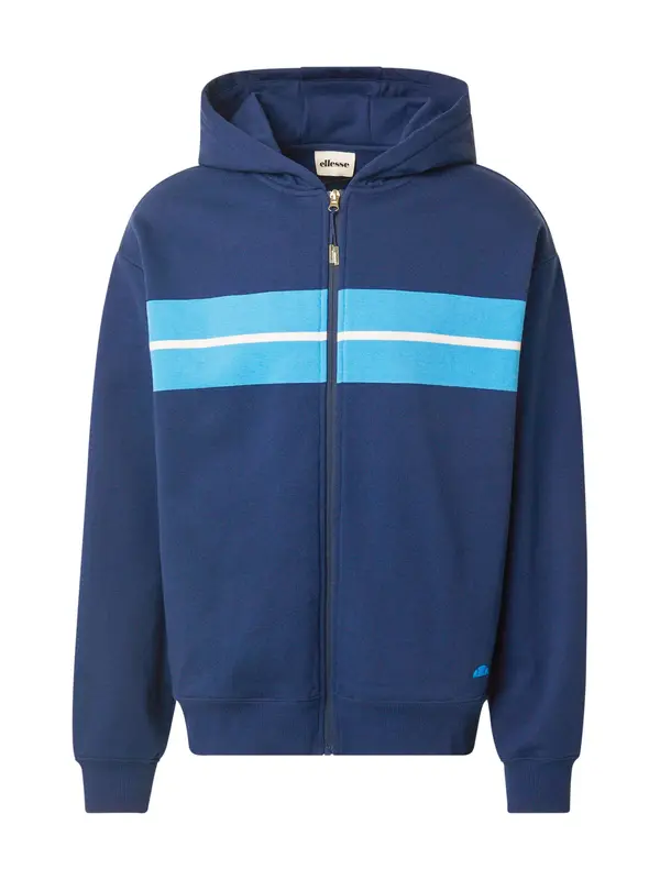 ELLESSE ELLESSE Jopa na zadrgo  mornarska / azur / bela