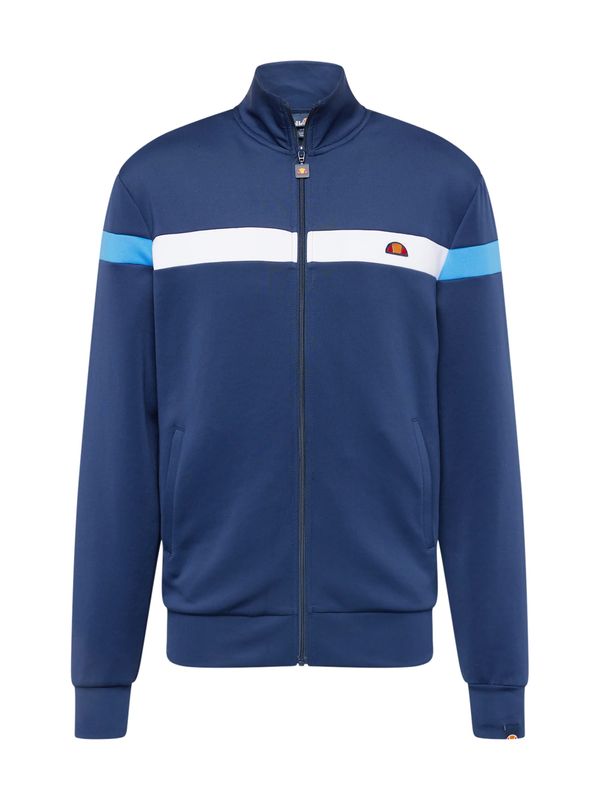 ELLESSE ELLESSE Jopa na zadrgo  mornarska / svetlo modra / bela