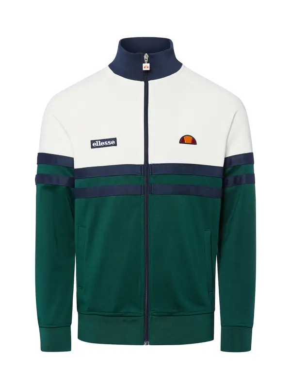 ELLESSE ELLESSE Jopa na zadrgo 'Rimini'  ecru / marine / smaragd