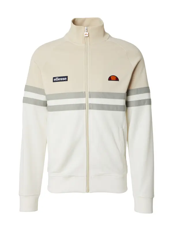 ELLESSE ELLESSE Jopa na zadrgo 'Rimini'  siva / kamen / off-bela