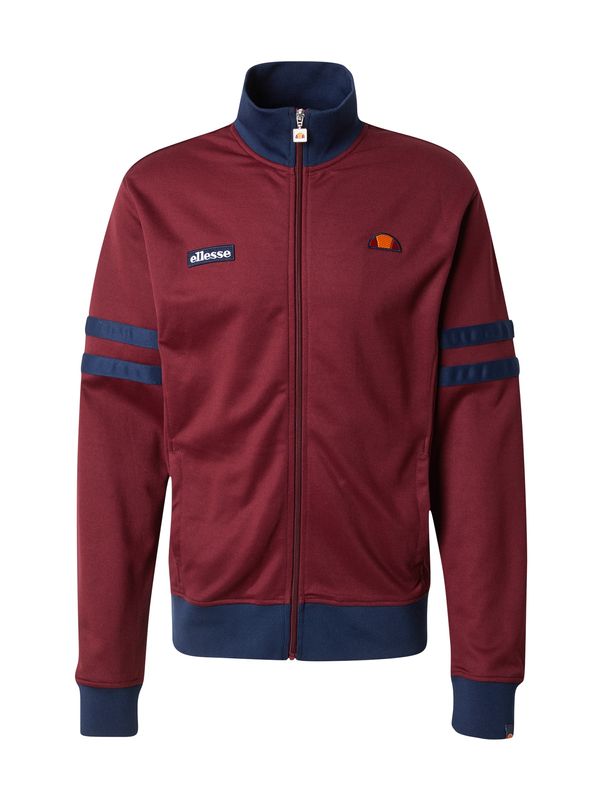 ELLESSE ELLESSE Jopa na zadrgo 'Roma Track Top'  temno modra / oranžna / burgund / bela