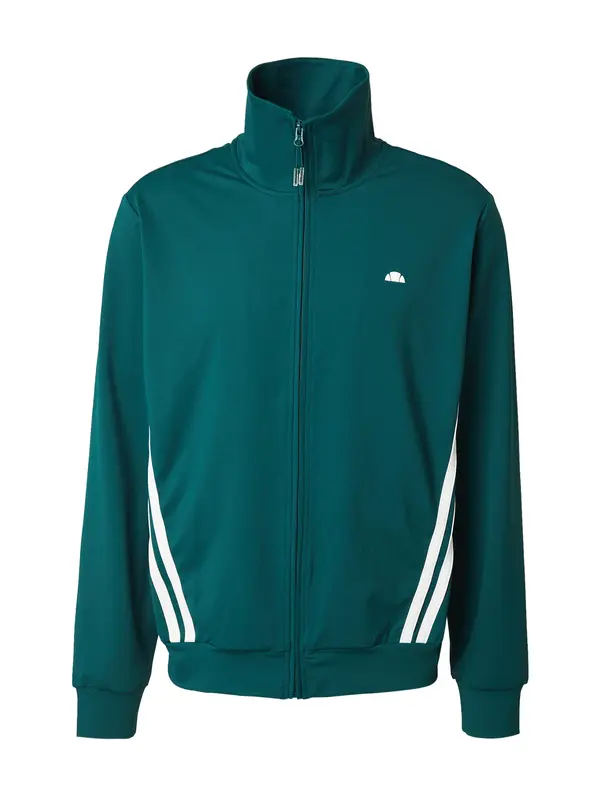 ELLESSE ELLESSE Jopa na zadrgo  smaragd / bela