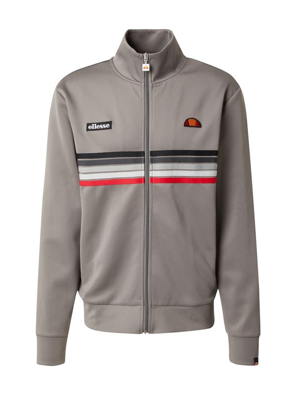 ELLESSE ELLESSE Jopa na zadrgo 'Vicenza'  siva / rdeča / črna