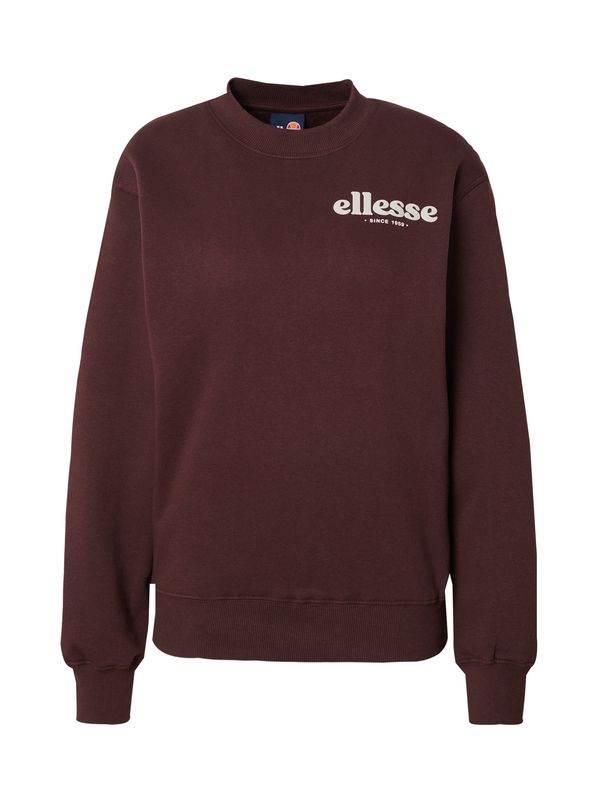 ELLESSE ELLESSE Majica 'Affogato'  temno rjava / bela