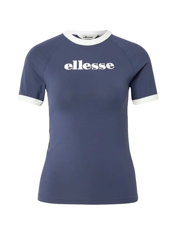 ELLESSE ELLESSE Majica 'Albenga'  marine / bela