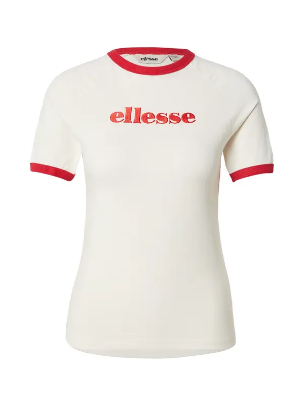 ELLESSE ELLESSE Majica 'Albenga'  rdeča / volneno bela