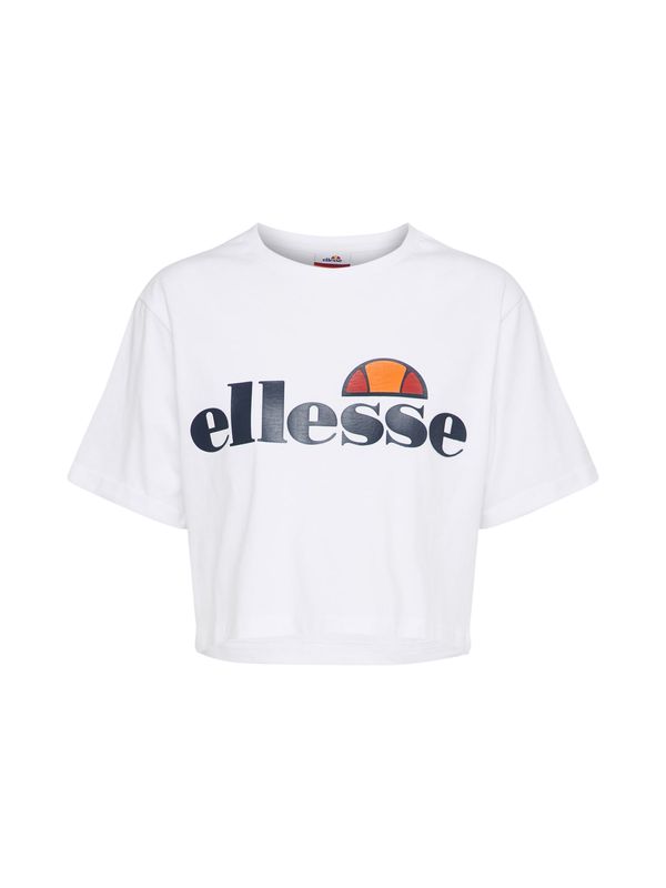 ELLESSE ELLESSE Majica 'Alberta'  nočno modra / oranžna / rdeča / bela
