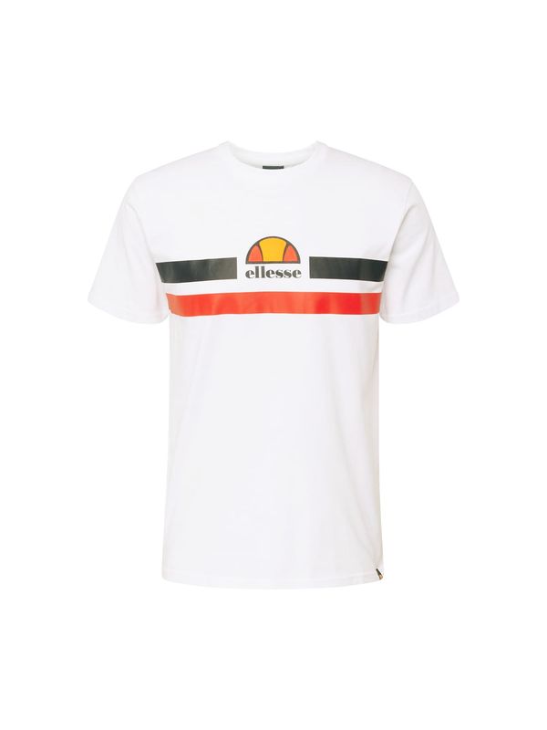 ELLESSE ELLESSE Majica 'Aprel'  oranžna / rdeča / črna / bela