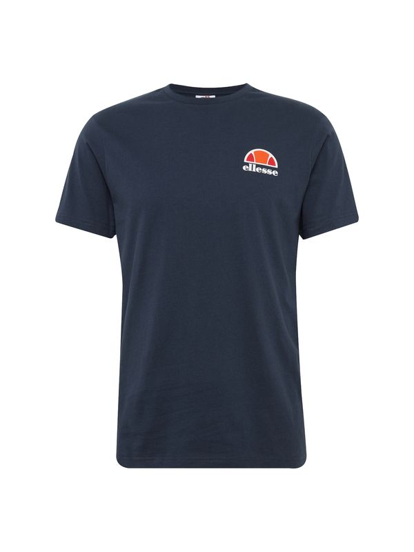 ELLESSE ELLESSE Majica 'Canaletto'  temno modra / temno oranžna / ognjeno rdeča / bela