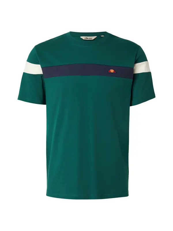 ELLESSE ELLESSE Majica 'Caserio'  mornarska / temno zelena / bela