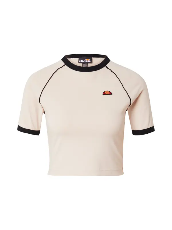 ELLESSE ELLESSE Majica 'Chevalier'  pesek / črna