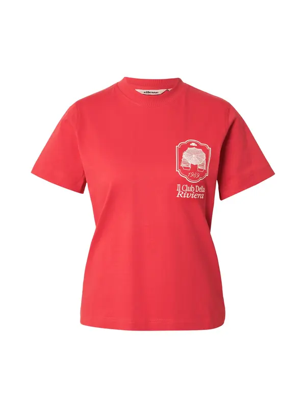 ELLESSE ELLESSE Majica 'CITRONELLO'  rdeča / bela