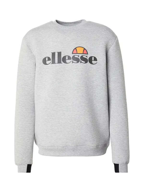 ELLESSE ELLESSE Majica 'Corvaro'  pegasto siva / oranžna / rdeča / črna